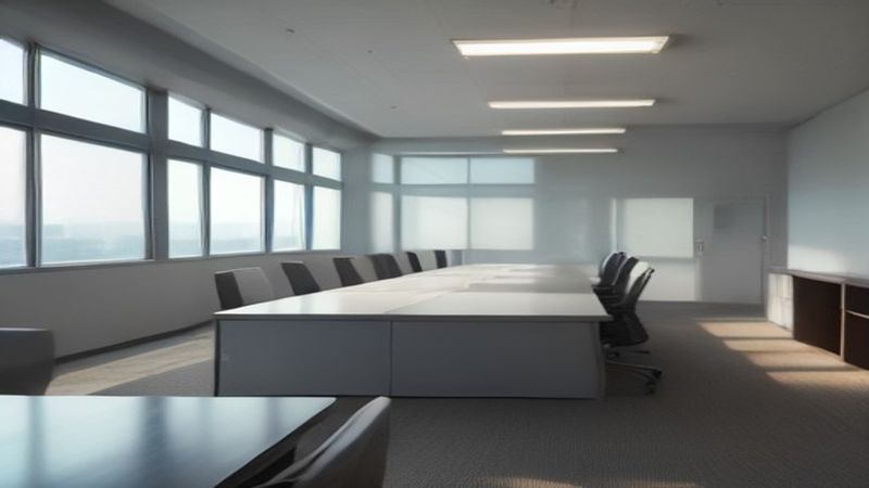 黄豆魔改短剧官网首页主视觉：一颗发光的黄豆悬浮在短剧分镜墙前